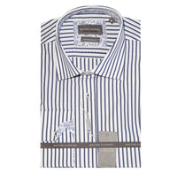 Maitre Chemise Bengal Stripe Navy Shirt