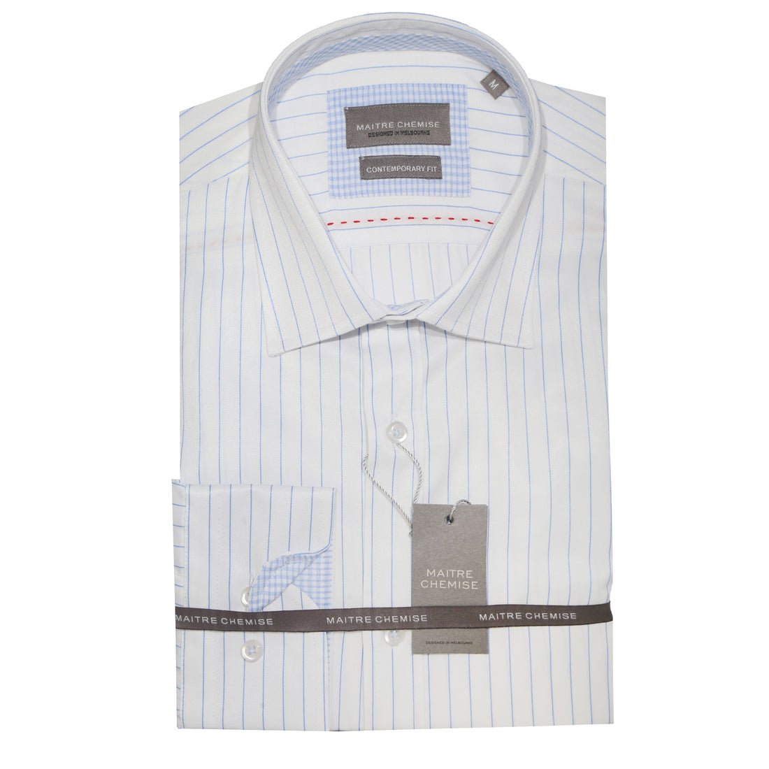 Maitre Chemise Subtle Stripe Blue Shirt