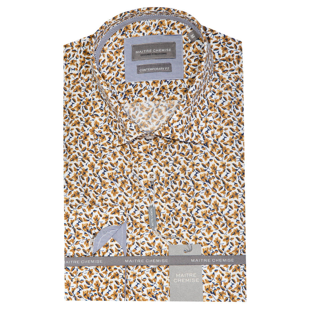 Maitre Chemise Mini Floral Print Autumn Shirt