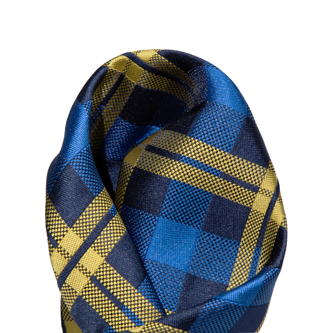 JACHECKH James Adelin Luxury Check Pocket Square