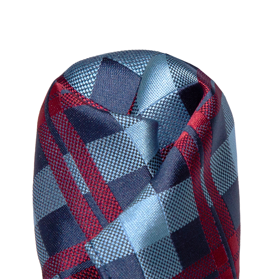 JACHECKH James Adelin Luxury Check Pocket Square