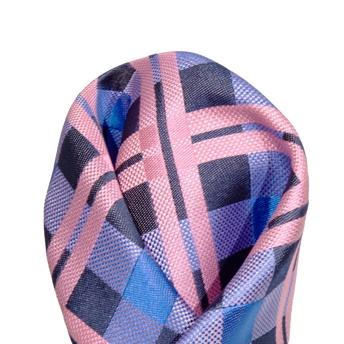 JACHECKH James Adelin Luxury Check Pocket Square