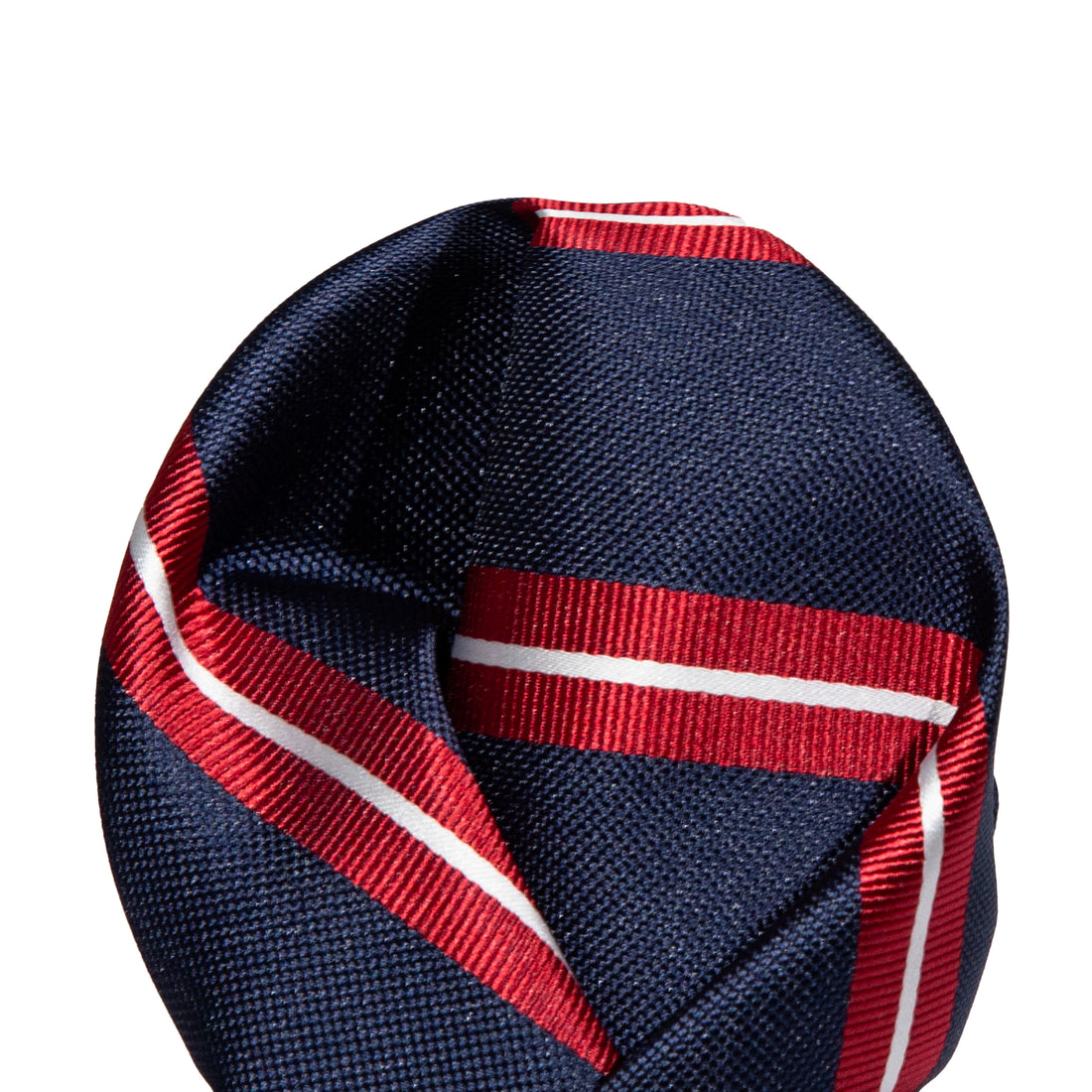 JALSTRIPEH James Adelin Luxury Pocket Square Regimental Stripe