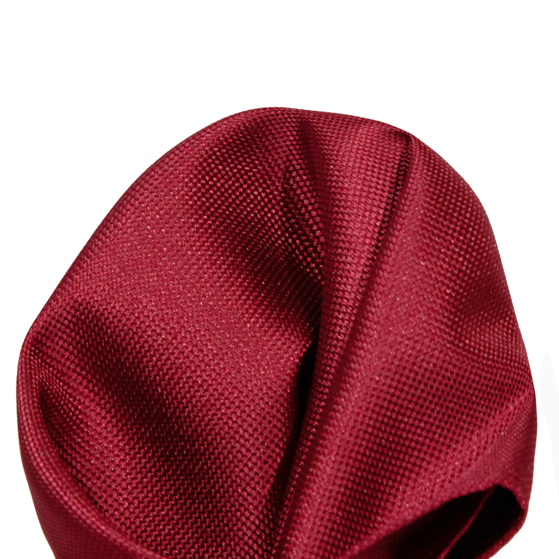 James Adelin Luxury Textured Weave Pocket Square in Burgundy