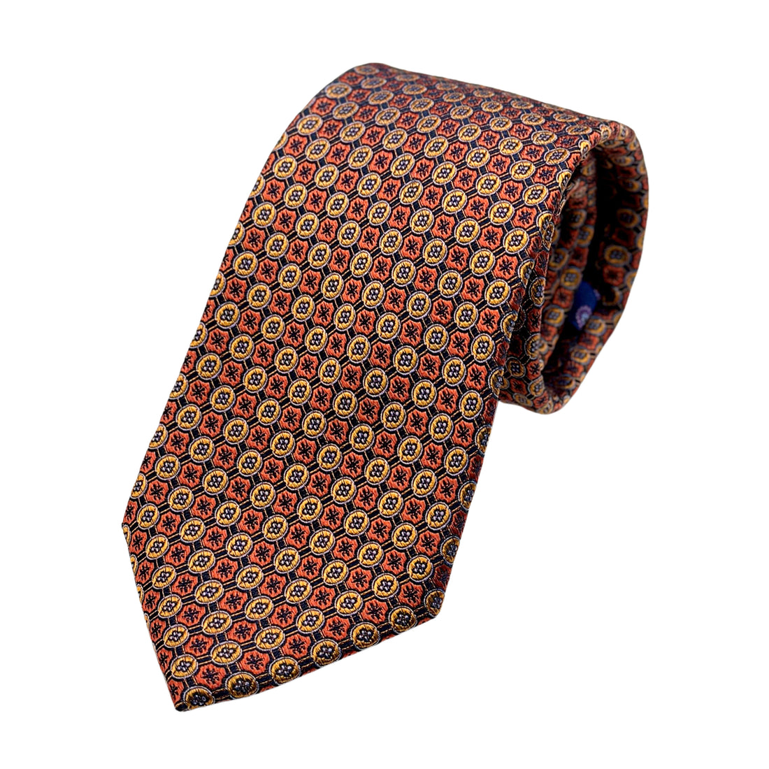 James Adelin Luxury Silk Neck Tie in Textured Spotted Design