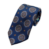 James Adelin Luxury Silk Neck Tie in Textured Geometric Design