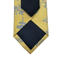 James Adelin Luxury Silk/Linen Neck Tie in Textured Floral Design