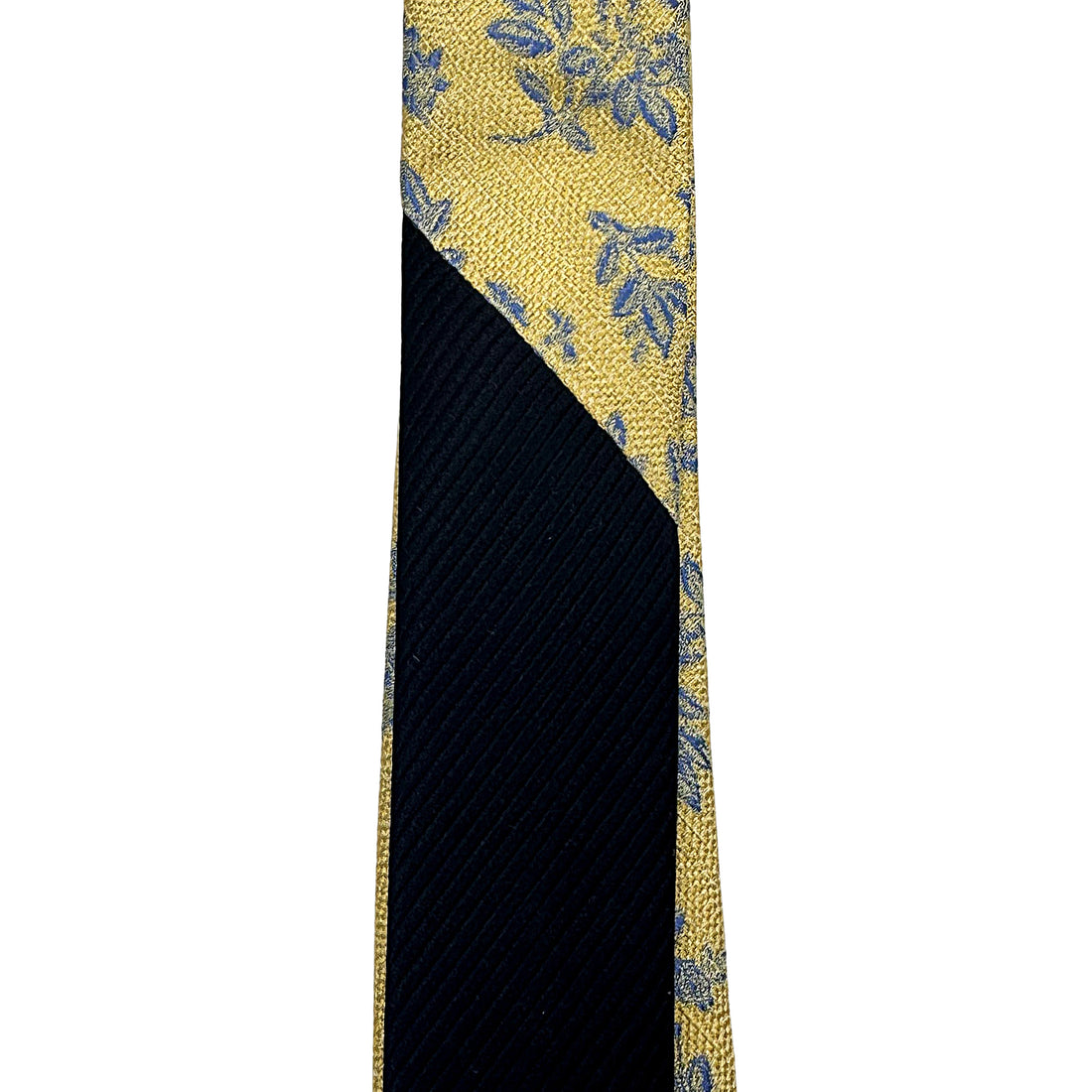 James Adelin Luxury Silk/Linen Neck Tie in Textured Floral Design