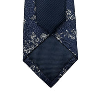 James Adelin Luxury Silk/Linen Neck Tie in Textured Floral Design