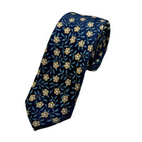 James Adelin Luxury Silk Neck Tie in Floral Design