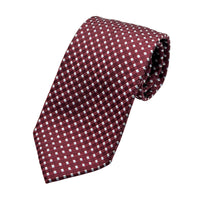 James Adelin Mens Luxury Silk Neck Tie in Spotted Textured Weave Design