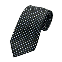 James Adelin Mens Luxury Silk Neck Tie in Spotted Textured Weave Design