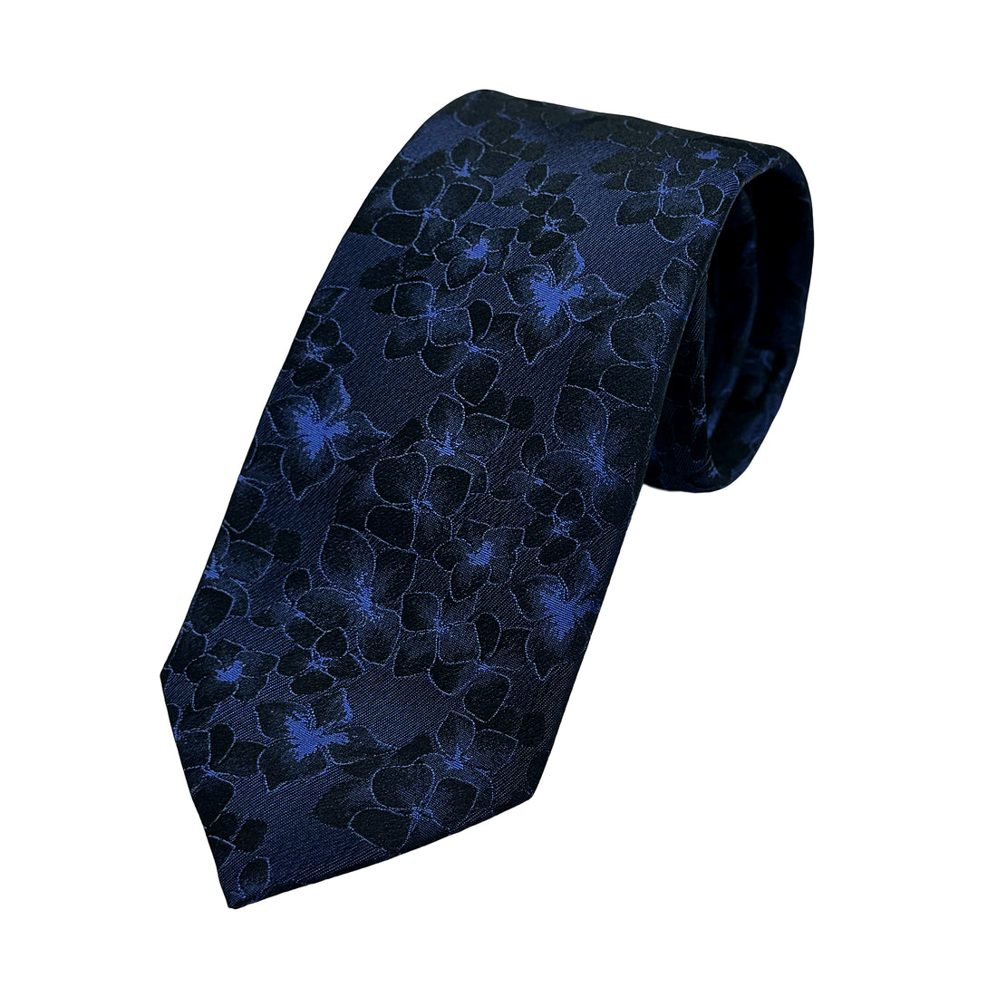 James Adelin Luxury Silk Neck Tie in Subtle Mini Floral Weave Design