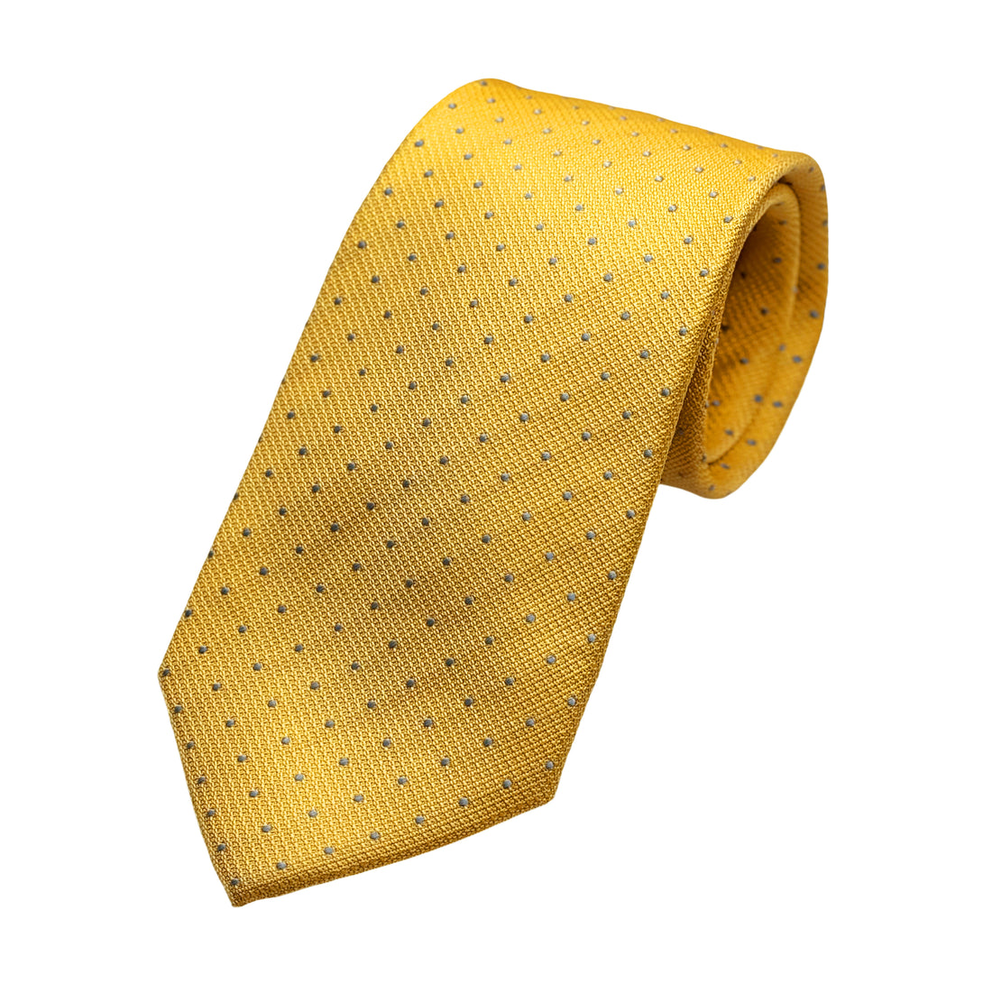 James Adelin Mens Luxury Silk Neck Tie in Textured Spotted Weave Design