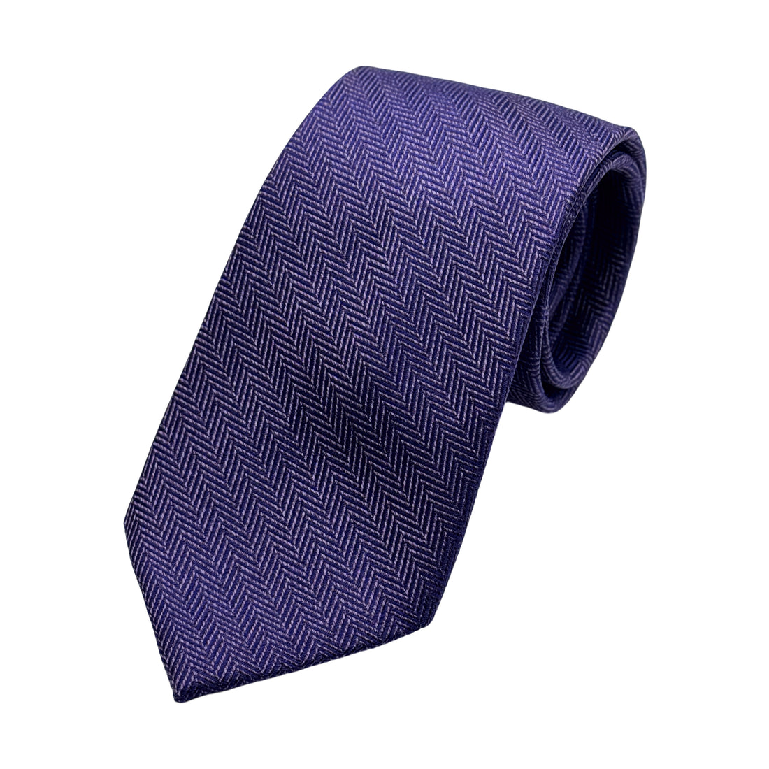 James Adelin Mens Luxury Silk Neck Tie in Herringbone Weave Design