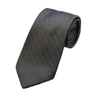 James Adelin Mens Luxury Silk Neck Tie in Herringbone Weave Design