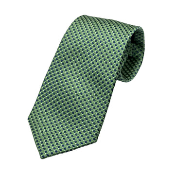 James Adelin Mens Luxury Silk Neck Tie in Textured Geometric Weave Design