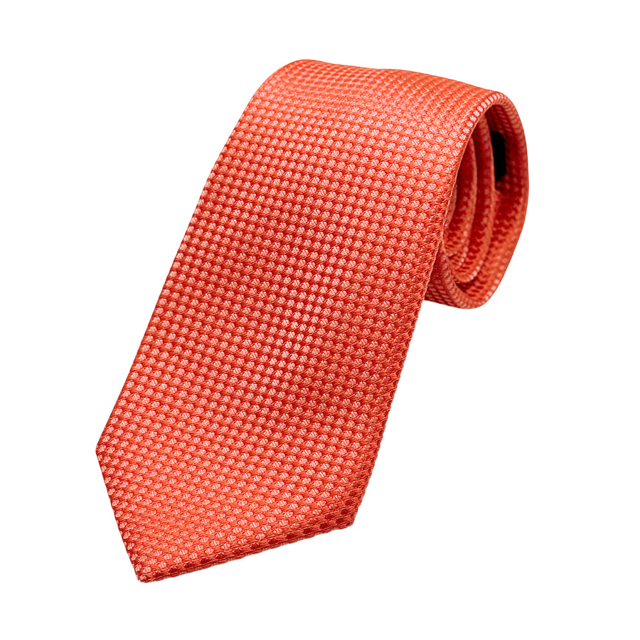 James Adelin Mens Luxury Silk Neck Tie in Subtle Textured Weave Design