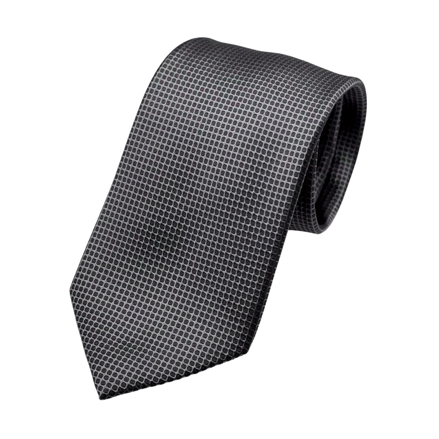 James Adelin Mens Luxury Silk Neck Tie in Subtle Textured Weave Design