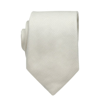 James Adelin Luxury Oxford Weave 7.5cm Tie in Beige