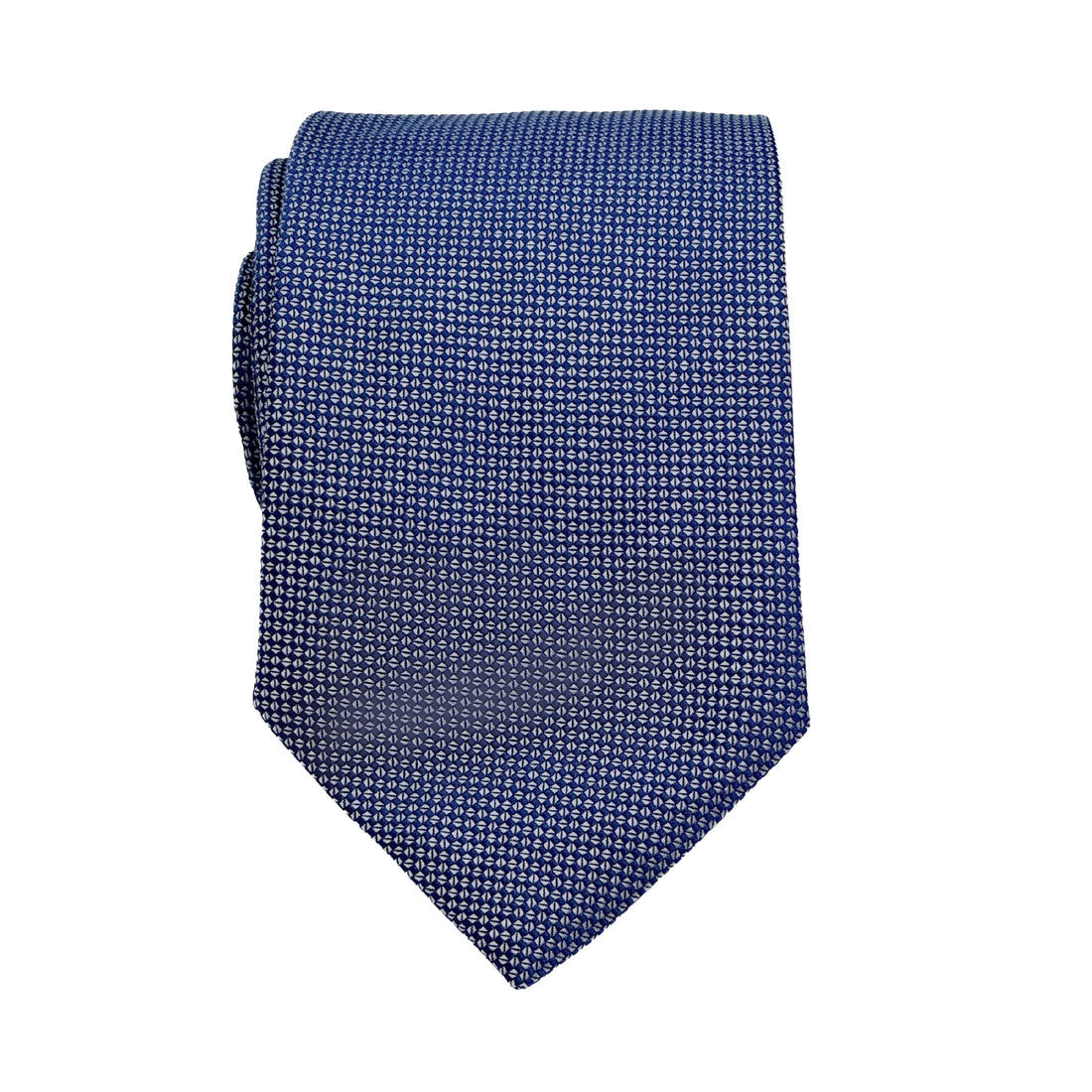 James Adelin Luxury Oxford Weave 7.5cm Tie in Navy