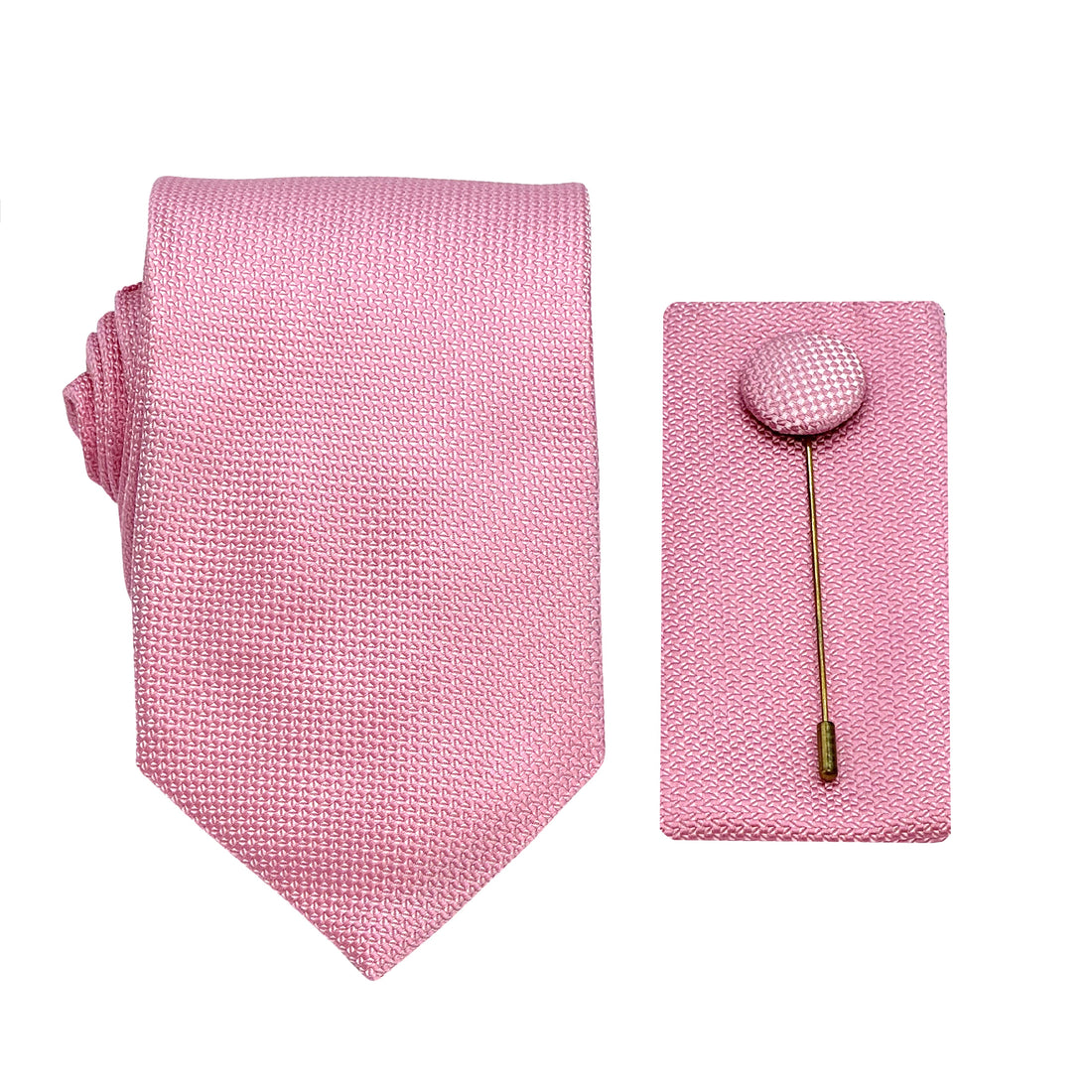 JAOXFORDCOMBO James Adelin Luxury Oxford Weave 7.5cm Width Tie/Pocket Square/Lapel Pin Combo Set