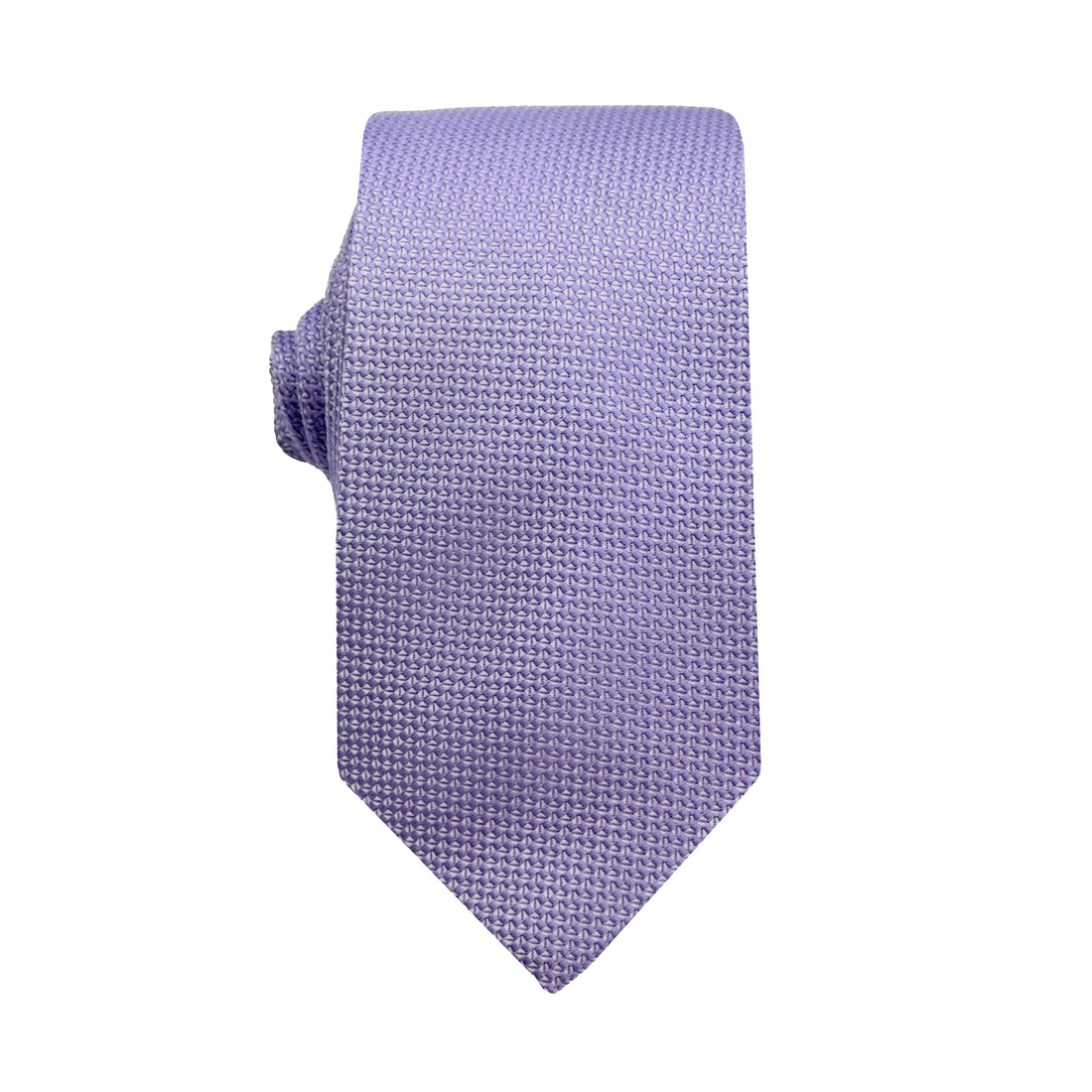 James Adelin Luxury Oxford Weave 6.5cm Tie in Lavender