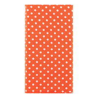 James Adelin Pocket Square, Flower and Bow Tie Combo in Orange and White Polka Dot