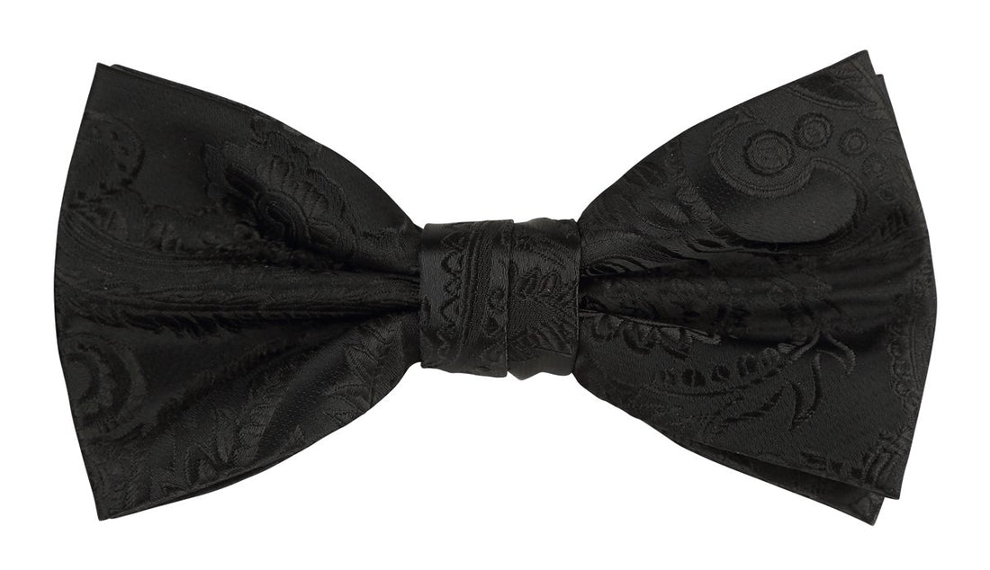 james adelin black floral bow tie