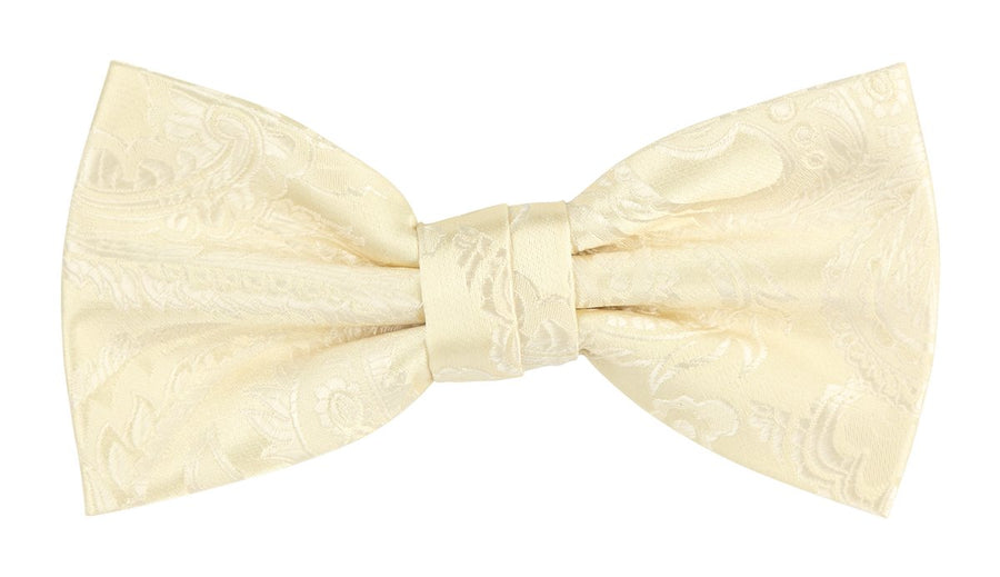 James Adelin Floral Bow Tie in Ivory