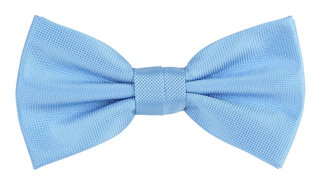 James Adelin Textured Weave Sky Bow Tie