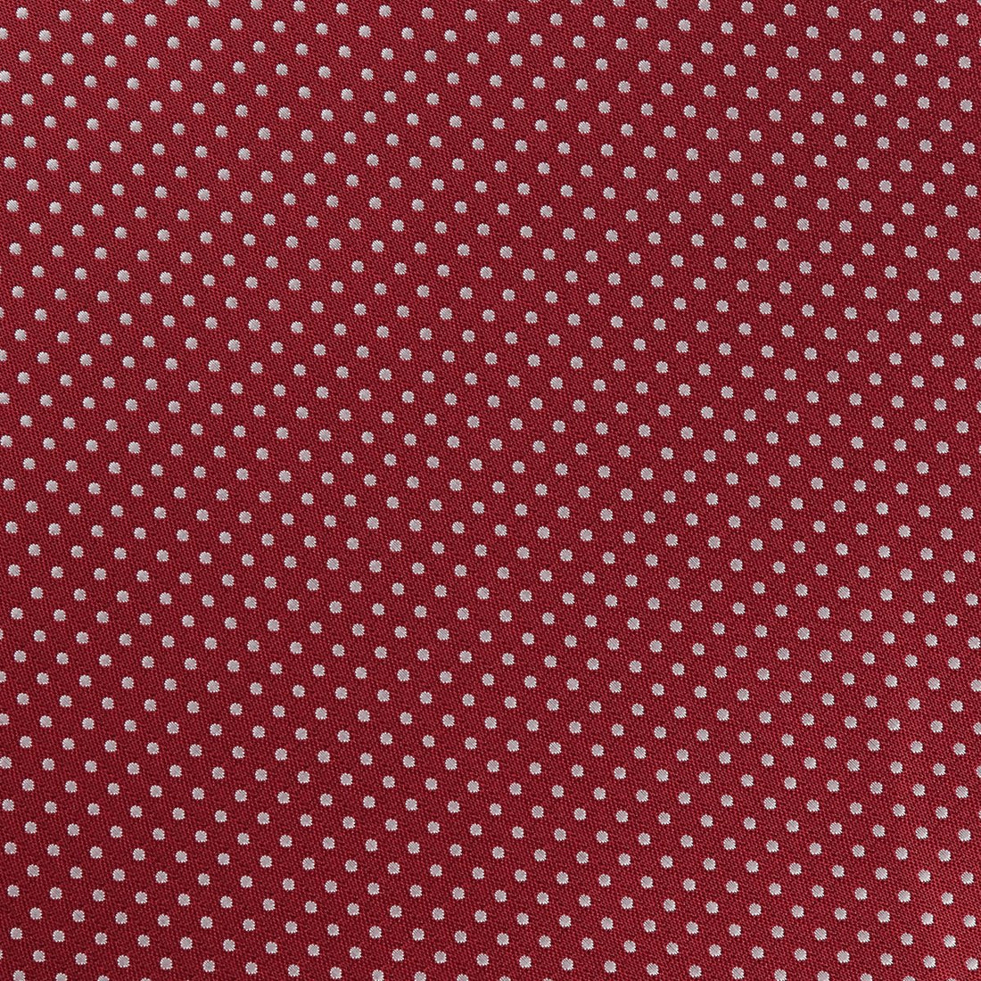 James Adelin Luxury Mini Spot Pocket Square in Burgundy and White