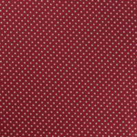 James Adelin Luxury Mini Spot Pocket Square in Burgundy and White