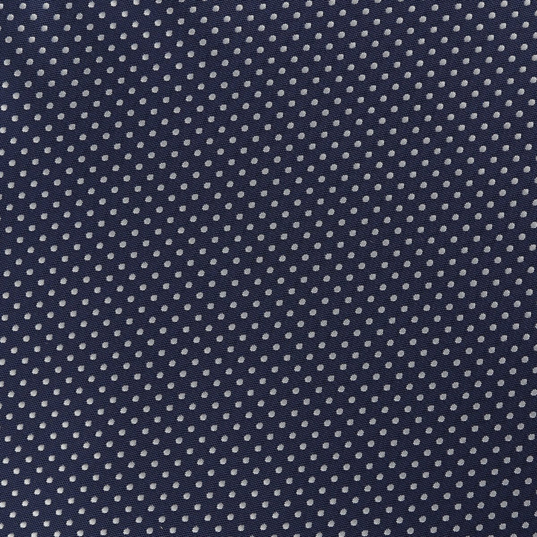 James Adelin Luxury Mini Spot Pocket Square in Navy and White