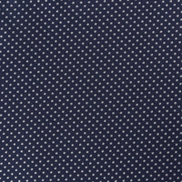 James Adelin Luxury Mini Spot Pocket Square in Navy and White