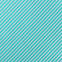 James Adelin Luxury Mini Stripe Pocket Square in Aqua and White