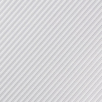 James Adelin Luxury Mini Stripe Pocket Square in Silver and White