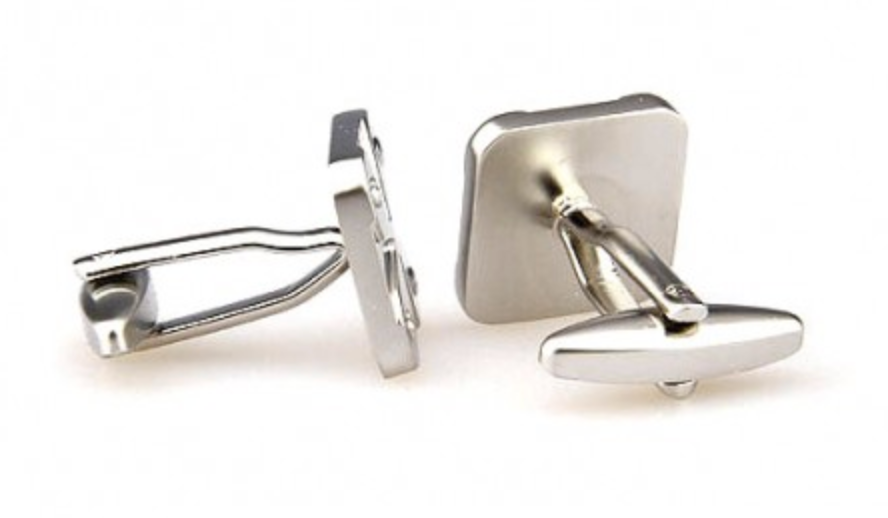 James Adelin Silver Four Leaf Clover Cuff Links