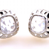 James Adelin Silver Glitzy Cuff Links