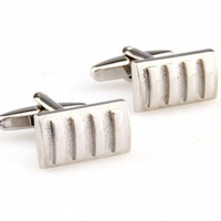 James Adelin Silver Concave Convex Cuff Links