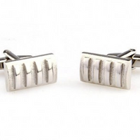 James Adelin Silver Concave Convex Cuff Links