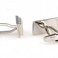 James Adelin Silver Concave Convex Cuff Links