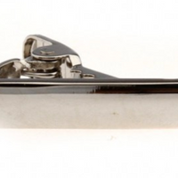 the james adelin silver block style tie clip