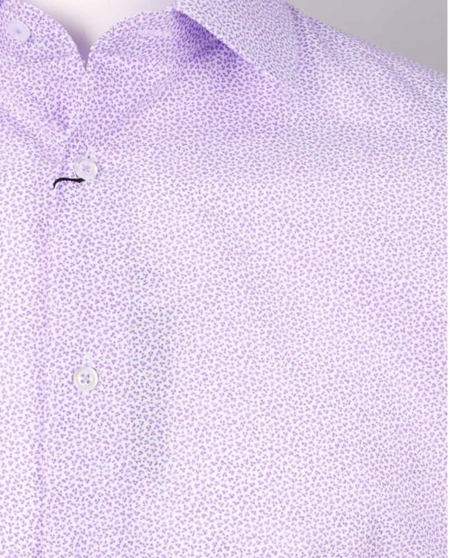 james adelin mens lilac long sleeve shirt