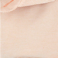 James Adelin Long Sleeve Shirt in Soft Orange Textured Weave