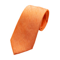 James Adelin Mens Luxury Linen Blend Neck Tie in Textured Slub Weave Design