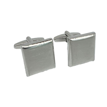 James Adelin Silver Shaded Square Cuff Links