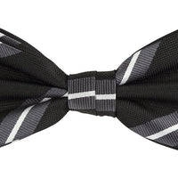 JALSTRIPEB James Adelin Luxury Pre Tied Bow Tie Regimental Stripe