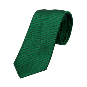 James Adelin Luxury Pin Dot Textured Weave Neck Tie in Green
