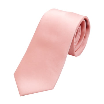 Soft Pink Satin Neck Tie